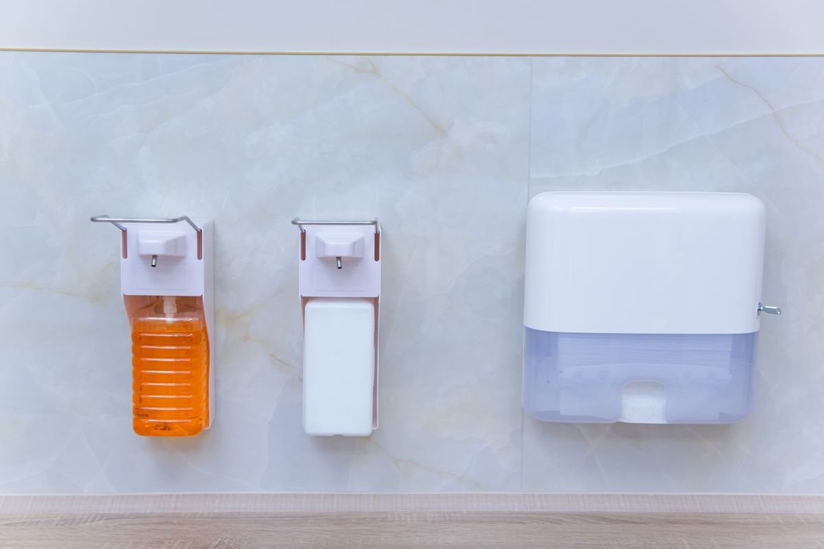 Lobby soap dispensers