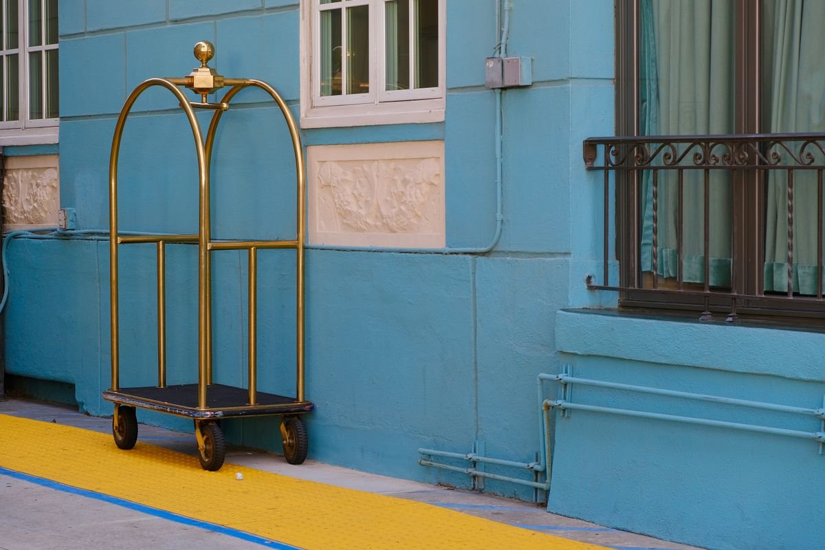 Luggage trolley