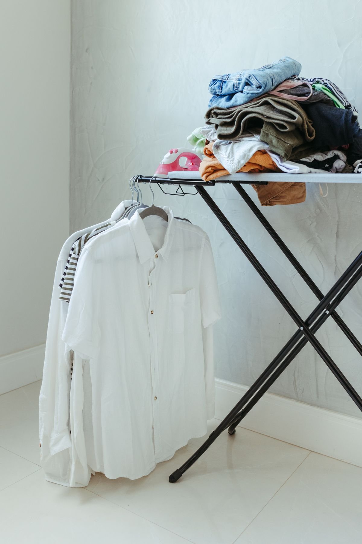 Iron and ironing board